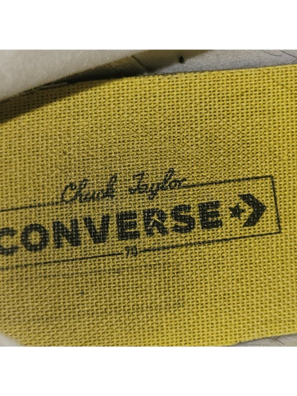 Converse Chuck 70 Hacked Fashion Hi Plaid Sneakers Black Yellow 8.5 M 10.5 W - Picture 7 of 8